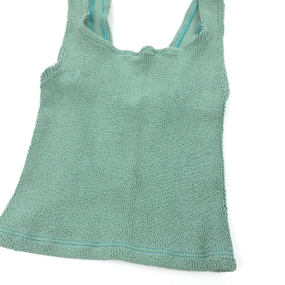NWT YouSwim Verve Bikini Top Sage Green Beachy Boho Minimal Resort 90s Y2k VSCO - Picture 4 of 8